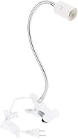 Vista 1 de RTNLIT Soporte de lámpara de escritorio con clip E26/E27, accesorio de lámpara de abrazadera con interruptor de encendido/apagado, enchufe