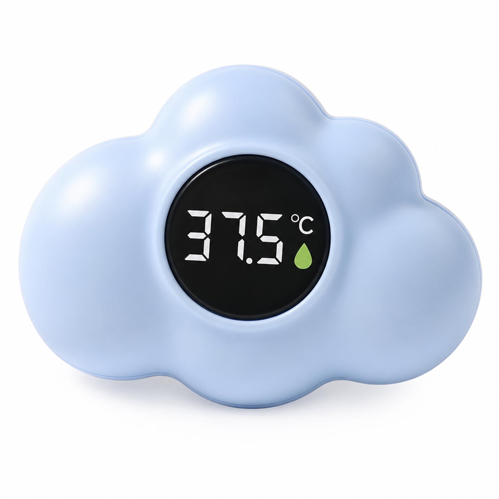 Cloud Bath Thermometer Digital, Floating Bath Temperature Thermometer, Waterproof Cloud Baths Thermometers for Adult & Teen, Fast Read & Clear LED Display Water Temperature Thermometers