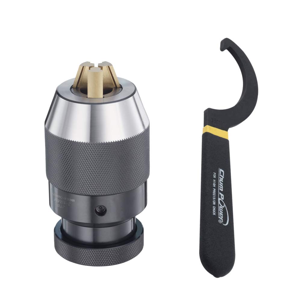 Chum Power Schnellspannbohrfutter JT33 – Spannbereich 3,2–15,8 Mm, Titanbacken, CNC-tauglich
