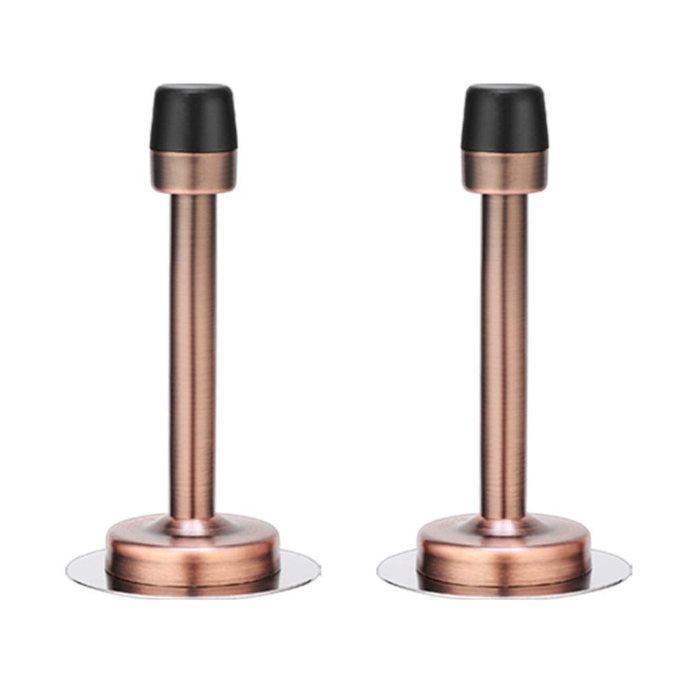 Door Stop Stopper Holder,Heavy Duty 304 Stainless Steel Bumper Rubber Buffer, Wall Mounted