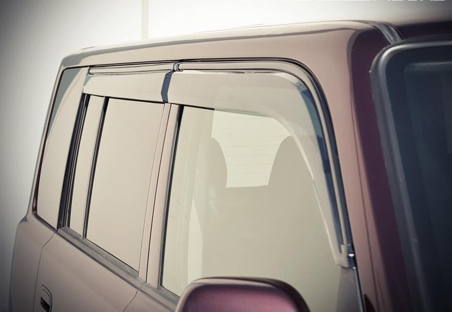 WellVisors Window Visors Wind Deflectors Compatible with Scion 2004-2007 xB with Black Trim Rain Guards 3-847SC003