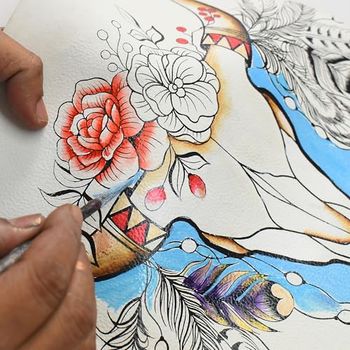 Anuschka Women's Original Hand-Painted Genuine Leather RFID Blocking Clutch Wallet2