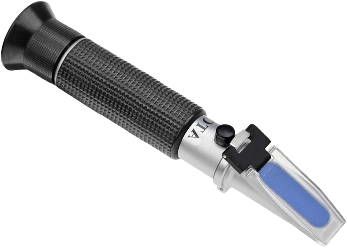 HHTEC Clinical Refractometer Veterinary Hand-Held Refractometer Vet Veterinary Medicine RHC-300 Serum Protein Urine Density for pet Dog (Large Animal) and cat