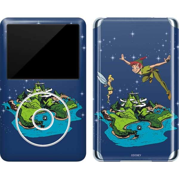 Skinit Decal MP3 Player Skin Compatible with iPod Classic (6th Gen) 80GB - Officially Licensed Disney Peter Pan and Tinker Bell in Neverland Design