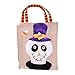Produktbild Scrox 1 Stücke Halloween Süßigkeitstasche Kinder Trage Geschenke Taschen Handtaschen für Halloween Geschenk Deco Kostüm Party Hexe kürbis Schwarz Katze Eule 26 * 15 cm