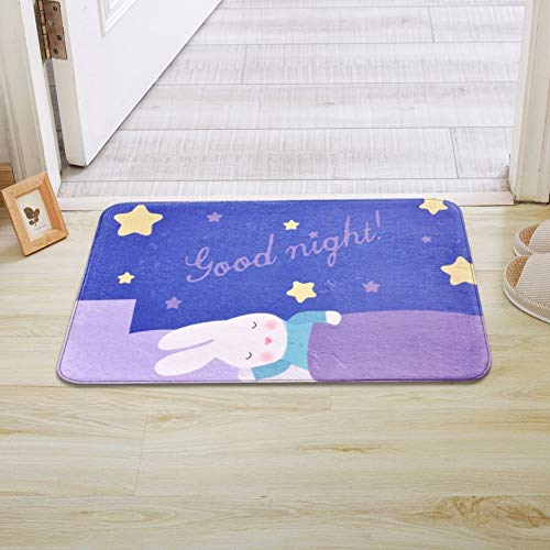 Tapis de cuisine absorbant MU | Modèle animal animé antidérapant pour enfants