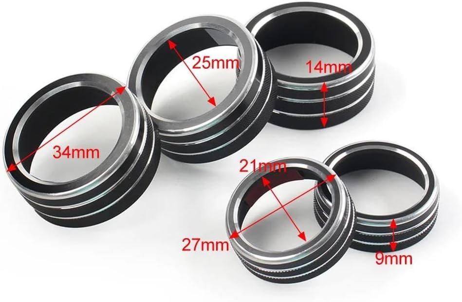 Ac Climate Control Switch Knob Ring Cover for Accord 10Th 2018 2019 2020 2021 2022 Air Conditioning Knob