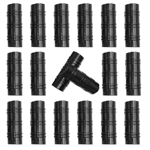 LOLEDE 60PCS Greenhouse Clips, 1 Inch Greenhouse Clamps, Gardening and Farming Tube Clips, ABS Plastic Clamps for PVC Pipe, Greenhouse Film, Sunshade Nets & Row Covers (Black) by LOLEDE - Used condition - US$14.98