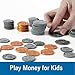 195Pcs Play Money Teaching Math Sets,Number Learning Education Play Money for Kids 3-8 Year Old Teaching, Number Learning Education Toys for Kids Develops Early Math Skills, Preschool Math Games