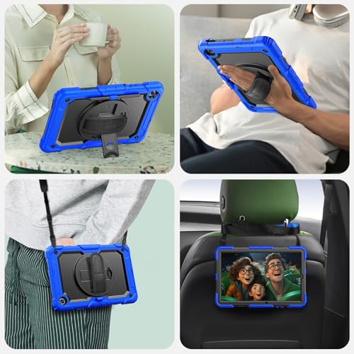 Image of SEYMAC Case for Samsung Galaxy Tab S6 Lite 10.4'' 2024-2020, Blue