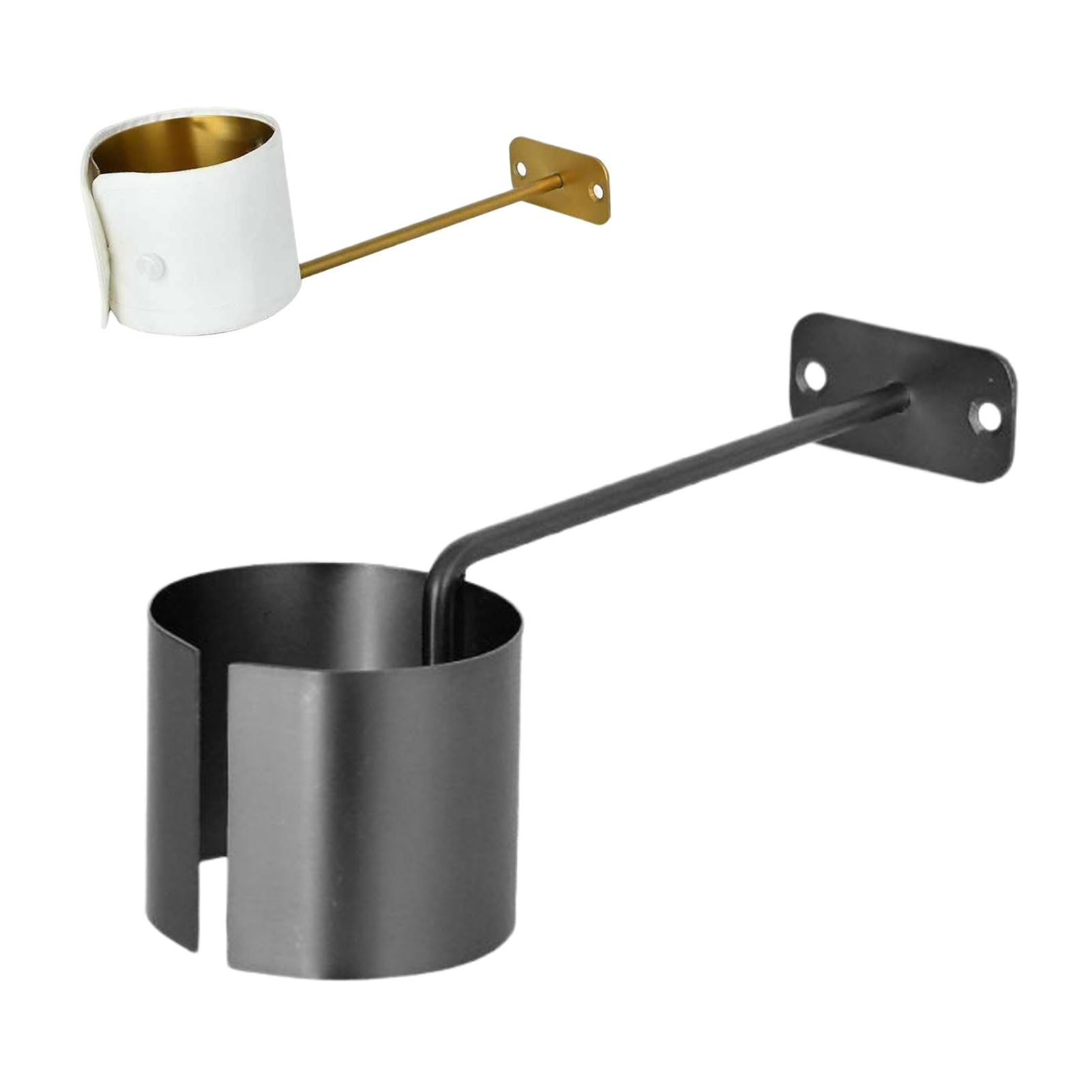 Espositore regolabile da parete in acciaio inox, per negozio di abbigliamento, confezione da 2, ideale per organizzare accessori per abiti