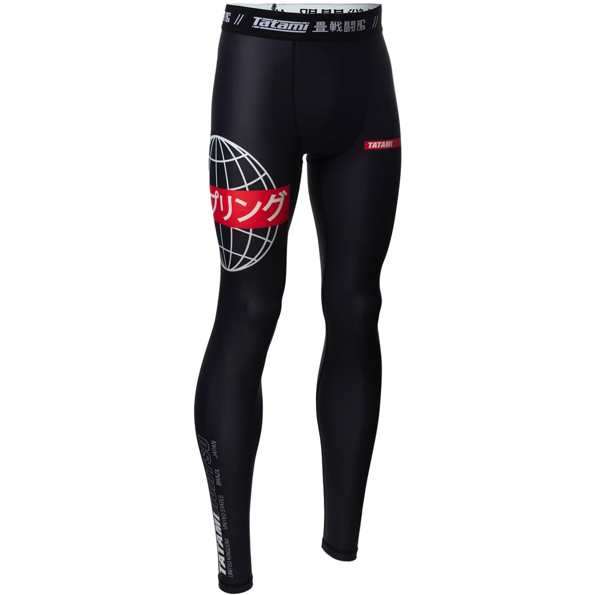 Tatami Fightwear Global Grappling Spats - Small - Black