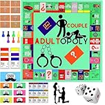 Adultopoly Board Game, Couples Games for Adults, Couples Game Cards Board Game Props, Couples Adult Monopoly Board Games, Date Night Ideas,Couples Date Night Game