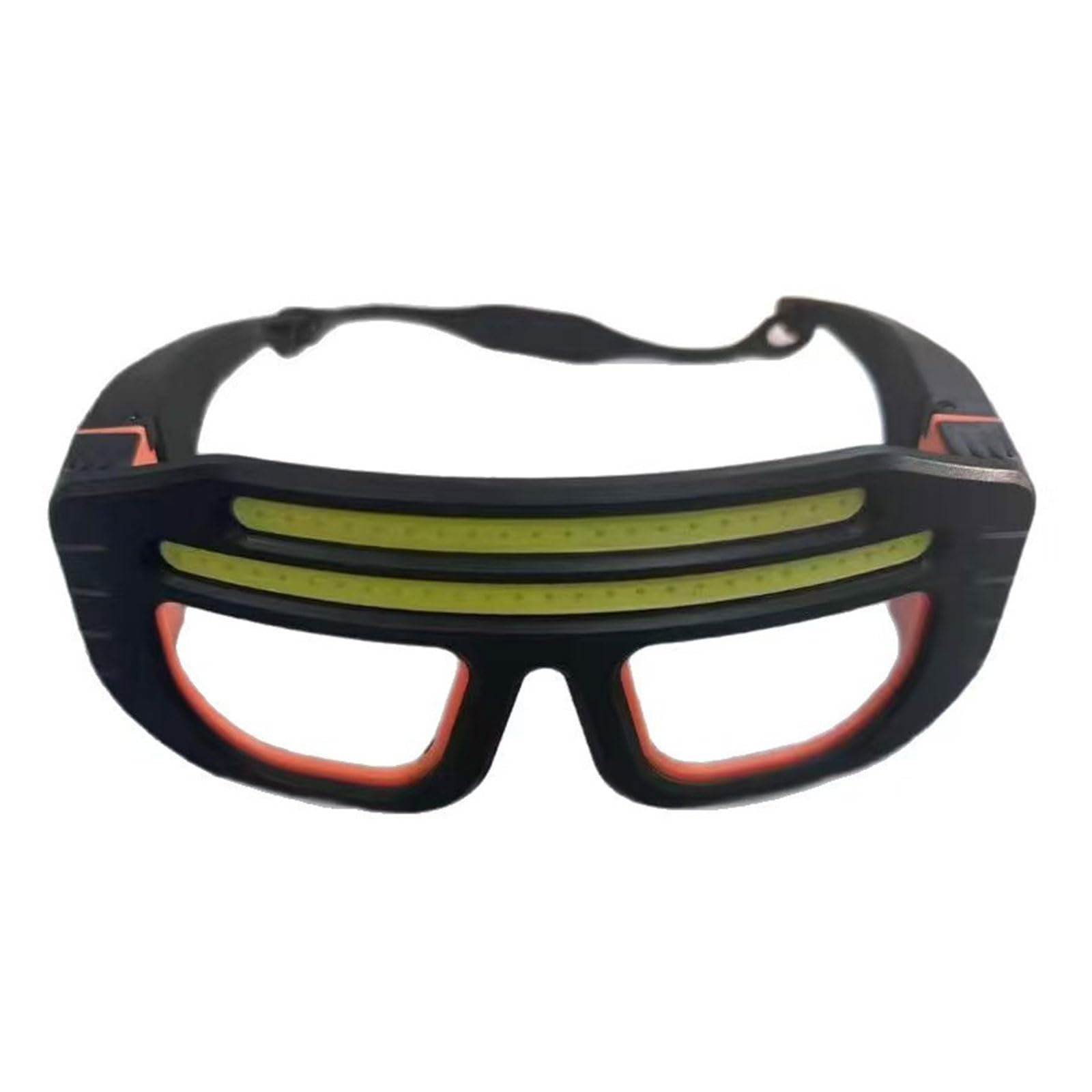 Hsioluted Rechargeable Lighting Glasses LED Headwear Light with 3 Adjustable Modes Perfect for Fishing Running Camping Outdoor LED Headlamp for Outdoor