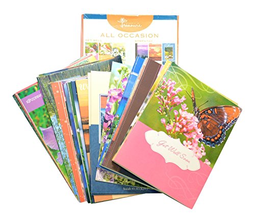 Paper Craft Moments to Treasure Assorted All Occasion Greeting Cards with KJV Scripture, 48 Count (IG68962)