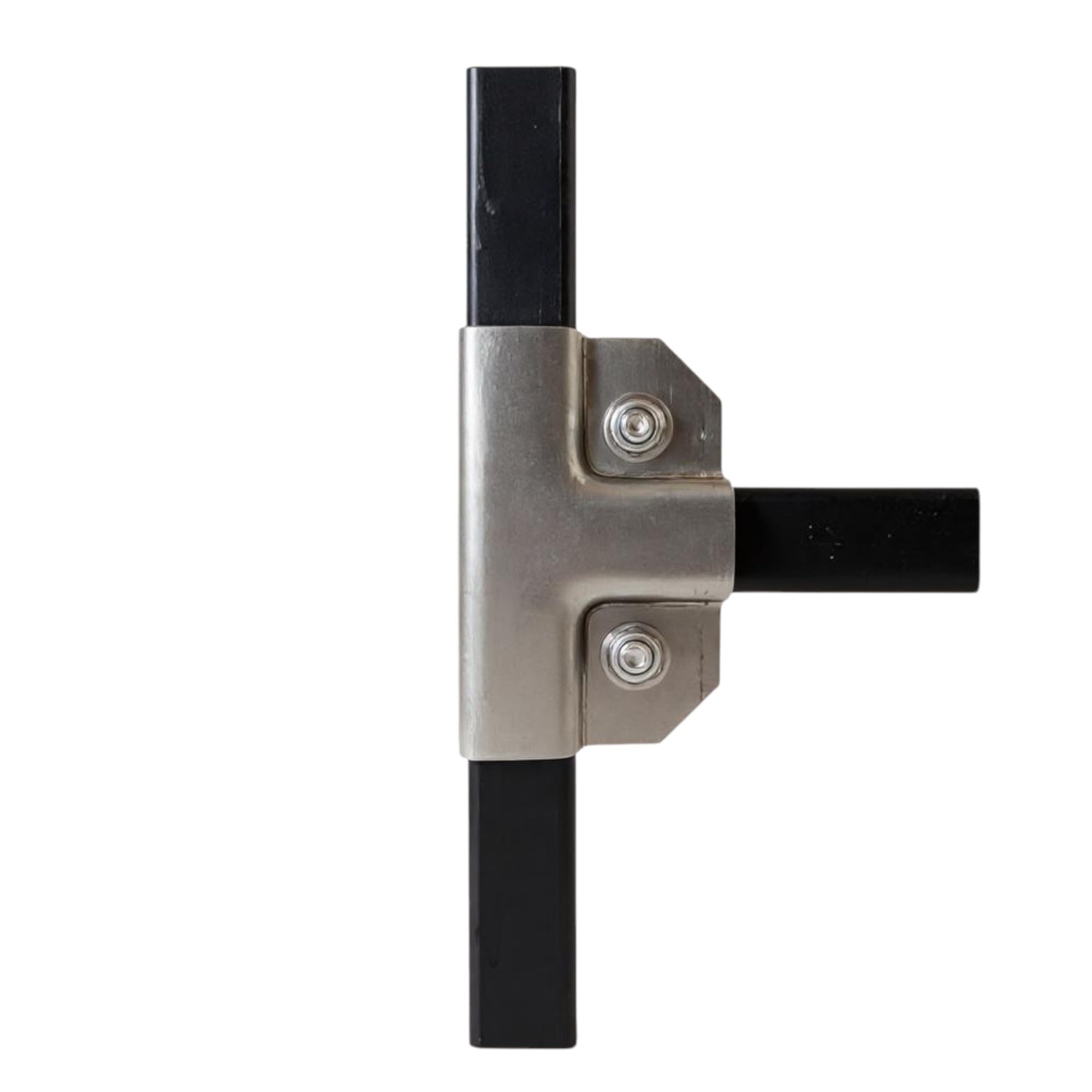 Raccord en T pour Tube Carré Métal – Connecteur de Structure – Support de Fixation avec Boulons – Compatible 20×20 mm, 25×25 mm, 30×30 mm – Lot de 4 – Assemblage Sans Soudure (30x30mm)