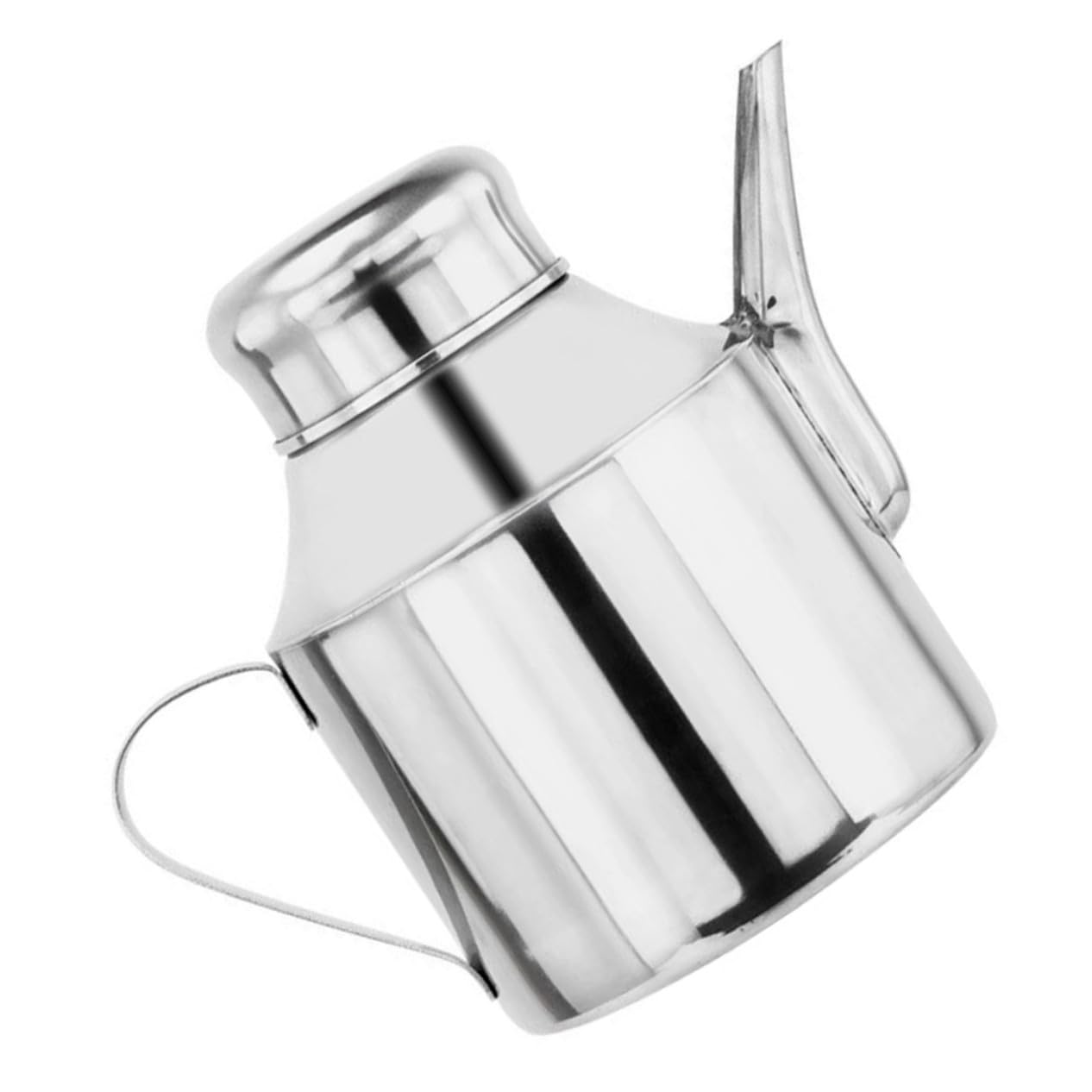 MYXJX oil dispenser, Stainless Steel Oil Pot Kitchen Storage Containerfor Vinegar Soy Sauce Cooking Liquid Dispenser