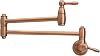Akicon Copper Pot Filler Faucet for Kitchen-Mounted Double-Jointed Retractable-Akicon