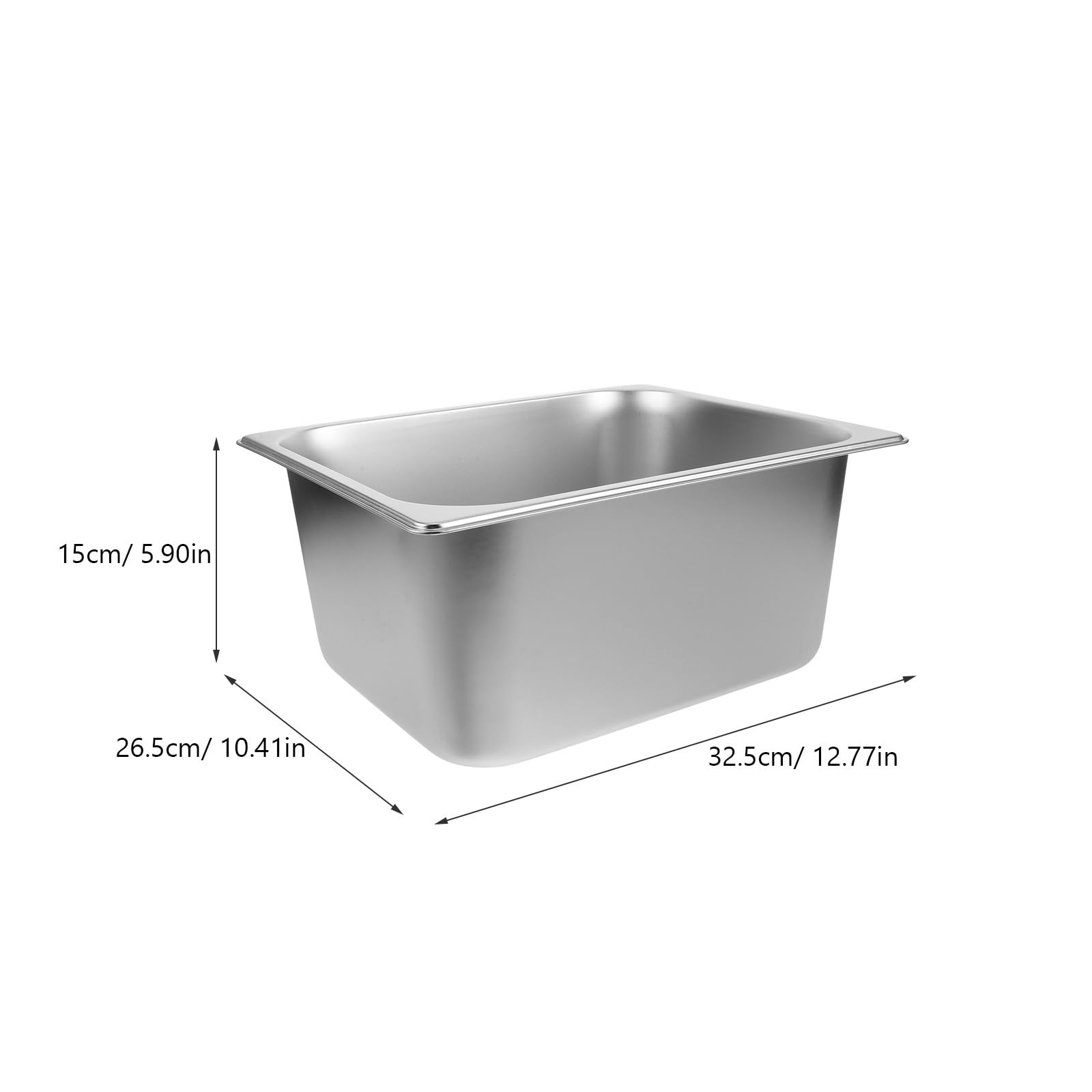 Reisaufbewahrungsbehälter aus Edelstahl mit Großer Kapazität 6,5 Kg für Küche und Schrank Luftdichter Vorratsbehälter mit Starker Tragfähigkeit und Elegantem Design