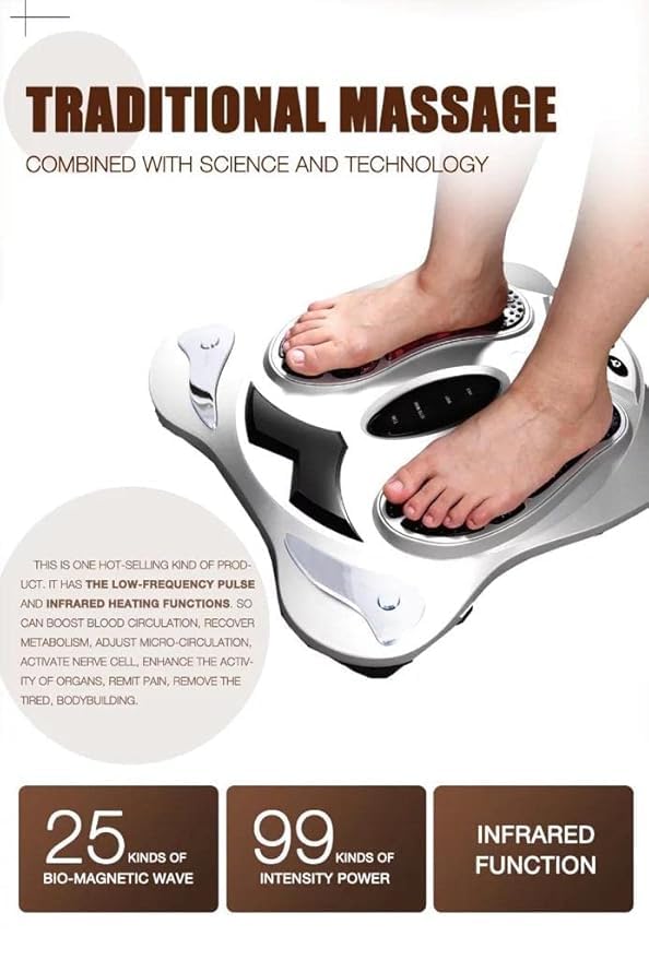 Electromagnetic wave massage device, infrared physical therapy machine, 99 intensity level, 25 massage mode, full body pen relief, silver Electromagnetic wave massage device, infrared physical therapy machine, 99 intensity level, 25 massage mode, full body pen relief, silver