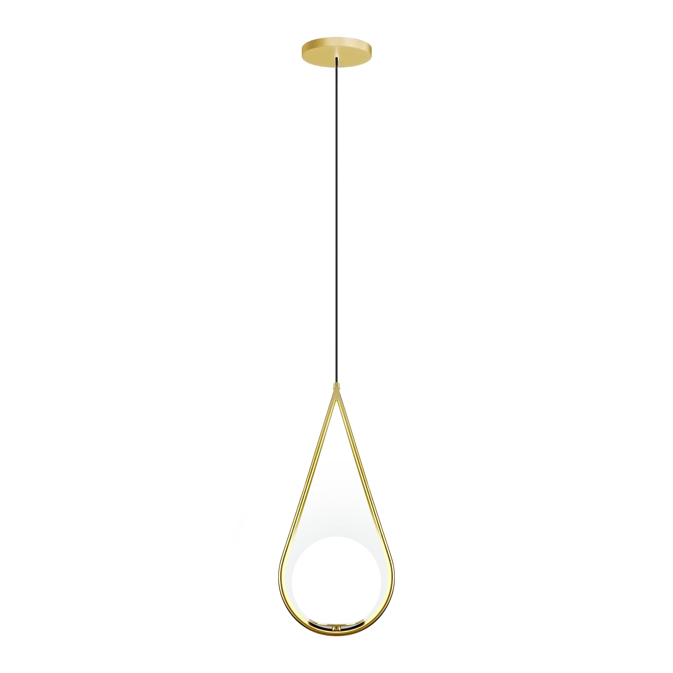 Neatfi Raindrop Pendant Light, Elegant Modern Ceiling Fixture for Kitchen, Dining & Living Spaces (8x20 Inch, Gold)