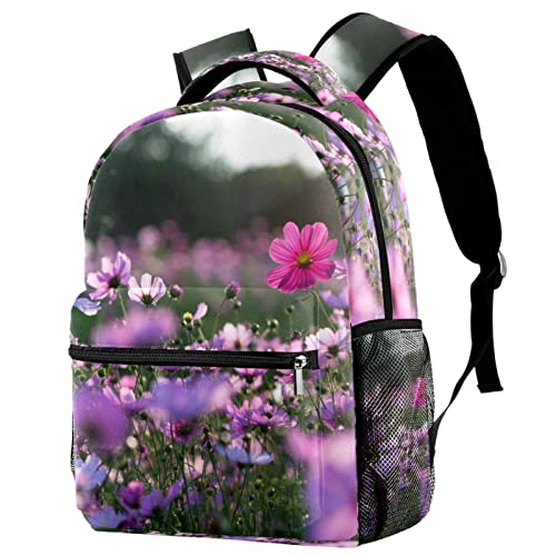 Sac à dos Cosmos à fleurs pour aller en cours ou voyager