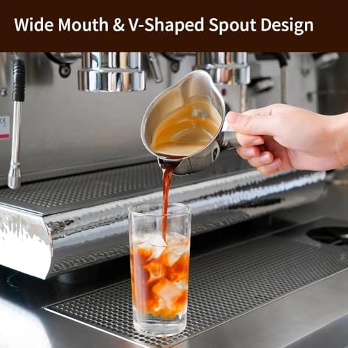Vaso medidor espresso 300 ml acero inoxidable miniatura 7