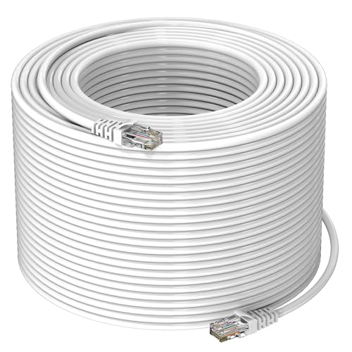Image of Sounce Cat6 Ethernet Cable 100 Meter - High Speed 550MHz / 10Gbps LAN Network Cable with RJ45 Metal Shielded Connectors | Heavy-Duty Internet Patch Cord for Router, Modem, Gaming, CCTV