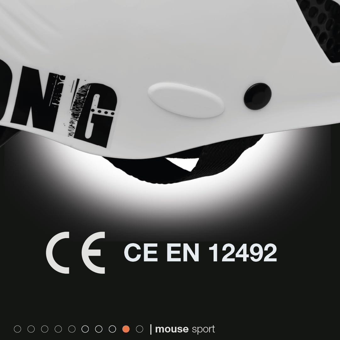 Casco Mouse Kong Mod. Mouse Bianco