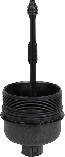 Miniatura 6 de PG CAP5848 Tapa de carcasa del filtro de aceite, compatible con Hyundai Genesis 2011-09, Kia Sedona 2010-09, Sorento 2008