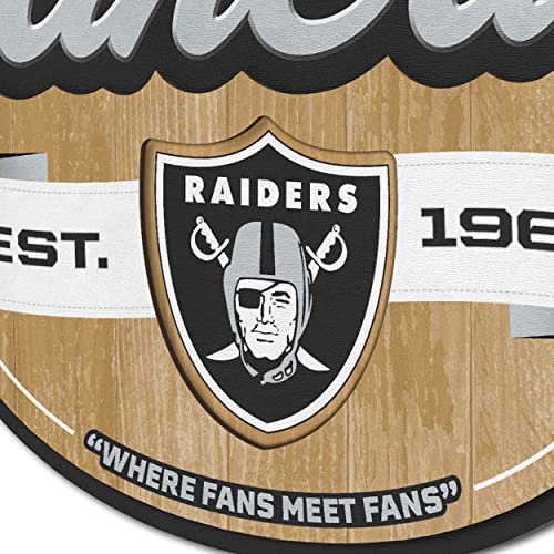 Image of YouTheFan NFL Las Vegas Raiders FanCave Wall Art