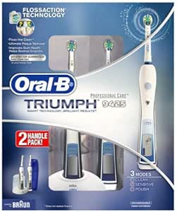 Amazon.com: Oral-B- Triumph Professional Care Power Toothbrush Set 9425 ...
