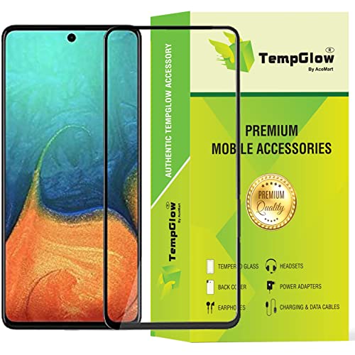 Image of Screen Protector for Samsung Galaxy A71 / A80 / A81 / A90 (Black) Tempered Glass Edge-to-Edge 6D Screen Guard With Installation Kit