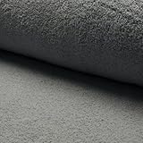 Fabrics-City hellgrau Frottee Stoff Walkfrottee schwer 2-seitig, Baumwollfrottee für Duschtücher, Bademäntel, nähen, kleben, Winterfrottee, Baumwollfrotté, Handtuchstoff, 4439