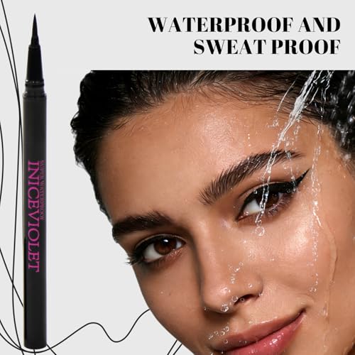 Delineador líquido negro waterproof pack x2 miniatura 4