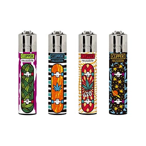 ksp partners ltd e-commerce 4 X CLIPPER LIGHTERS (WEED BOARDING) Cover