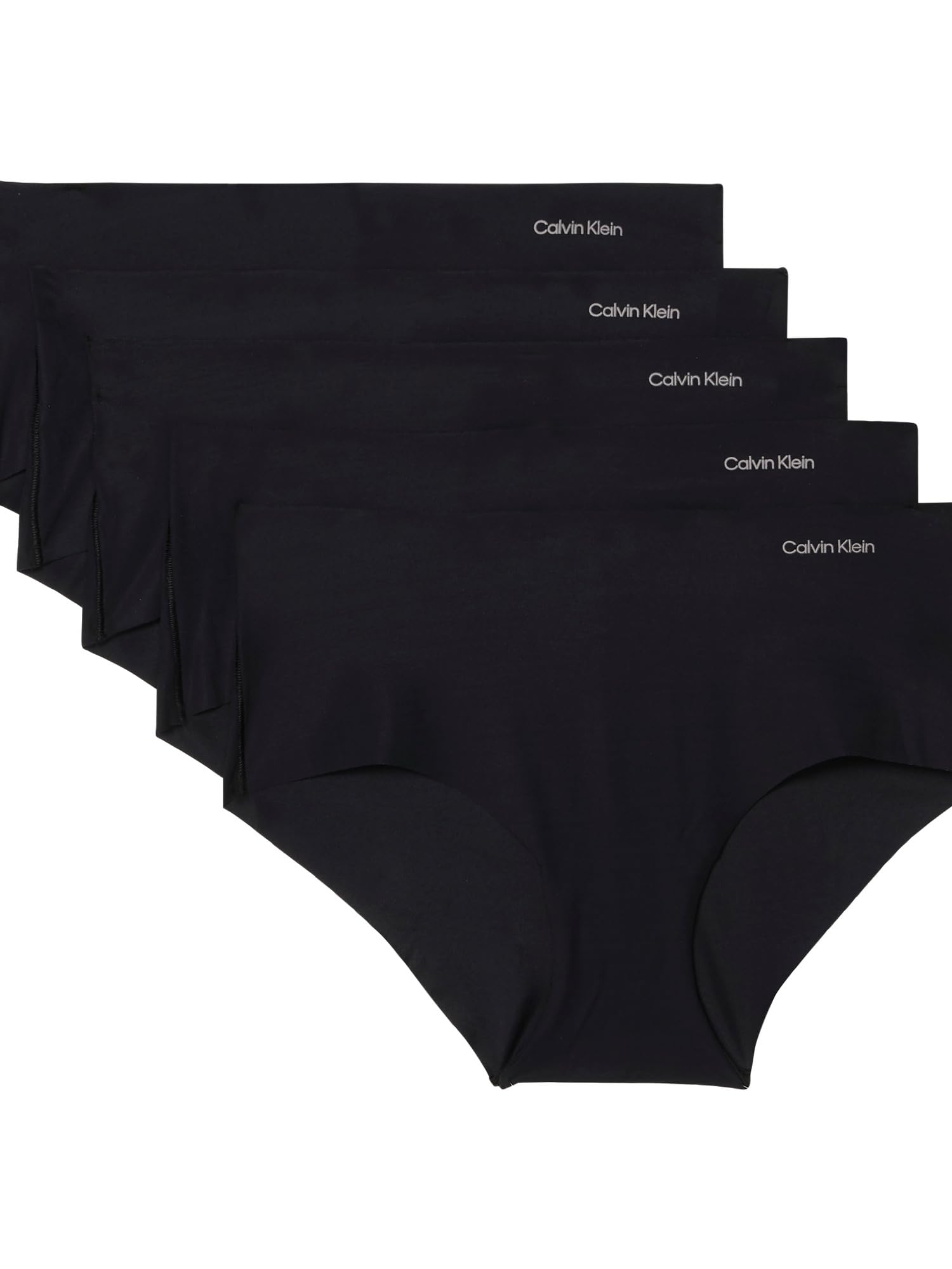 Calvin Klein womens Invisibles Seamless Hipster Panties, 5 Pack Hipster Panties (pack of 5)