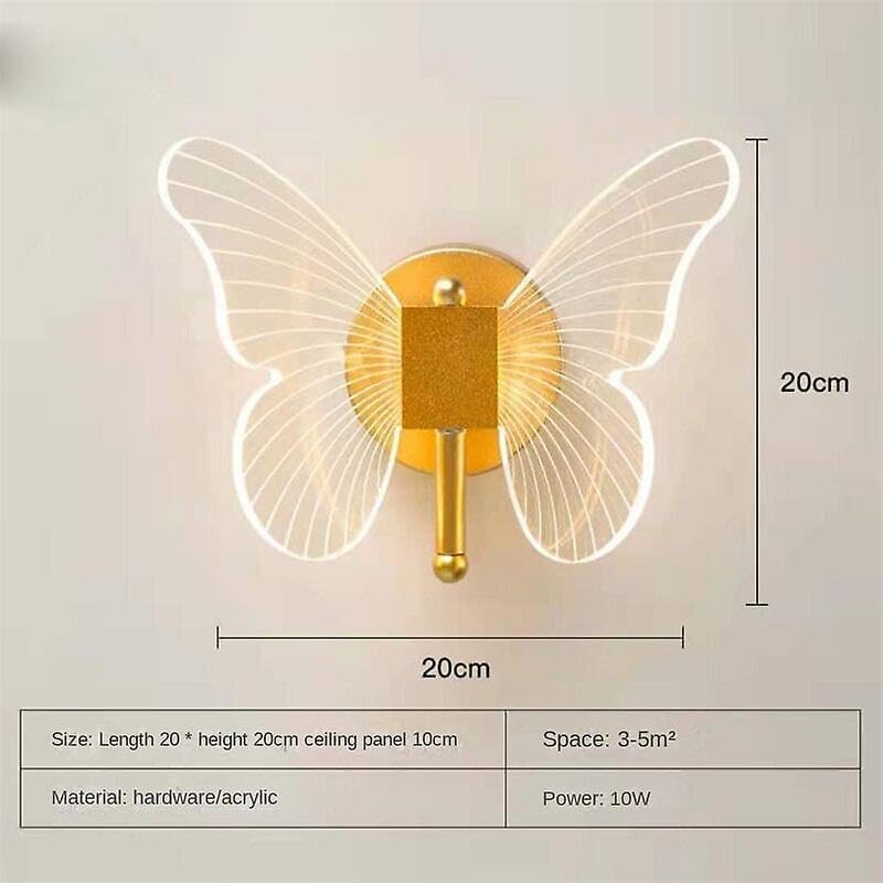 Image of Modern 3 Different Color Mode Changing Energy Saving Led Wall Lamp for Bedroom, Living Room, Restaurants, Dining, Coffee Shop, Office and Home