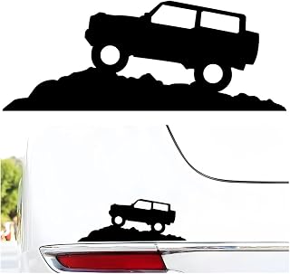 Off-Road Graphic Car Sticker, 5.9 x 1.9 Easy Application, Black