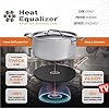 Heat Equalizer-8 inch Black Ceramic Finish Heat Diffuser – Aluminum & Copper Alloy for Gas & Electric Stoves-Hot Plate & Burner Cover-Simmer plate #2