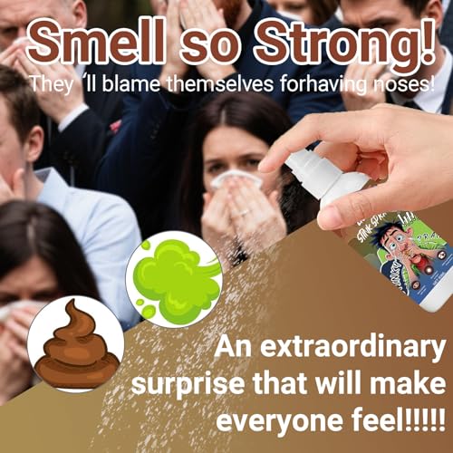 ROFPM Stink Spray Extra Strong, Prank Stinky Liquid Spray Novelty, Practical Gift for Gag, Party, Joke, Funny (50ml, 'Bad' Smelling) by ROFPM - Image 2