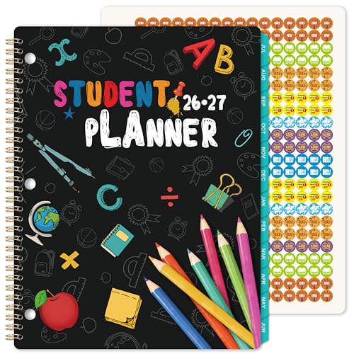 53% Off Student Planner 2026-2027 with Stickers & Tabs