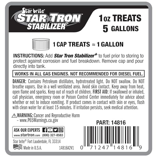 Image of STAR BRITE STAR TRON STABILIZER + Fuel Storage & Corrosion Protection