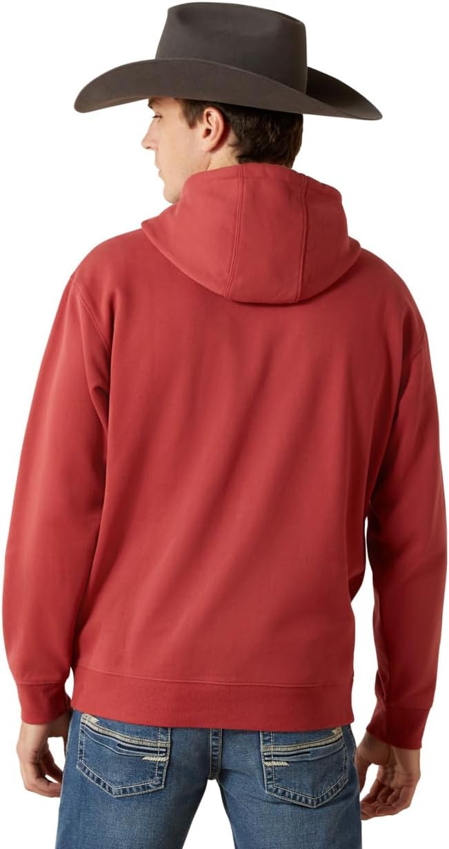 ARIAT mens Ariat Liquid Stamp Flag Hoodie - Image 2