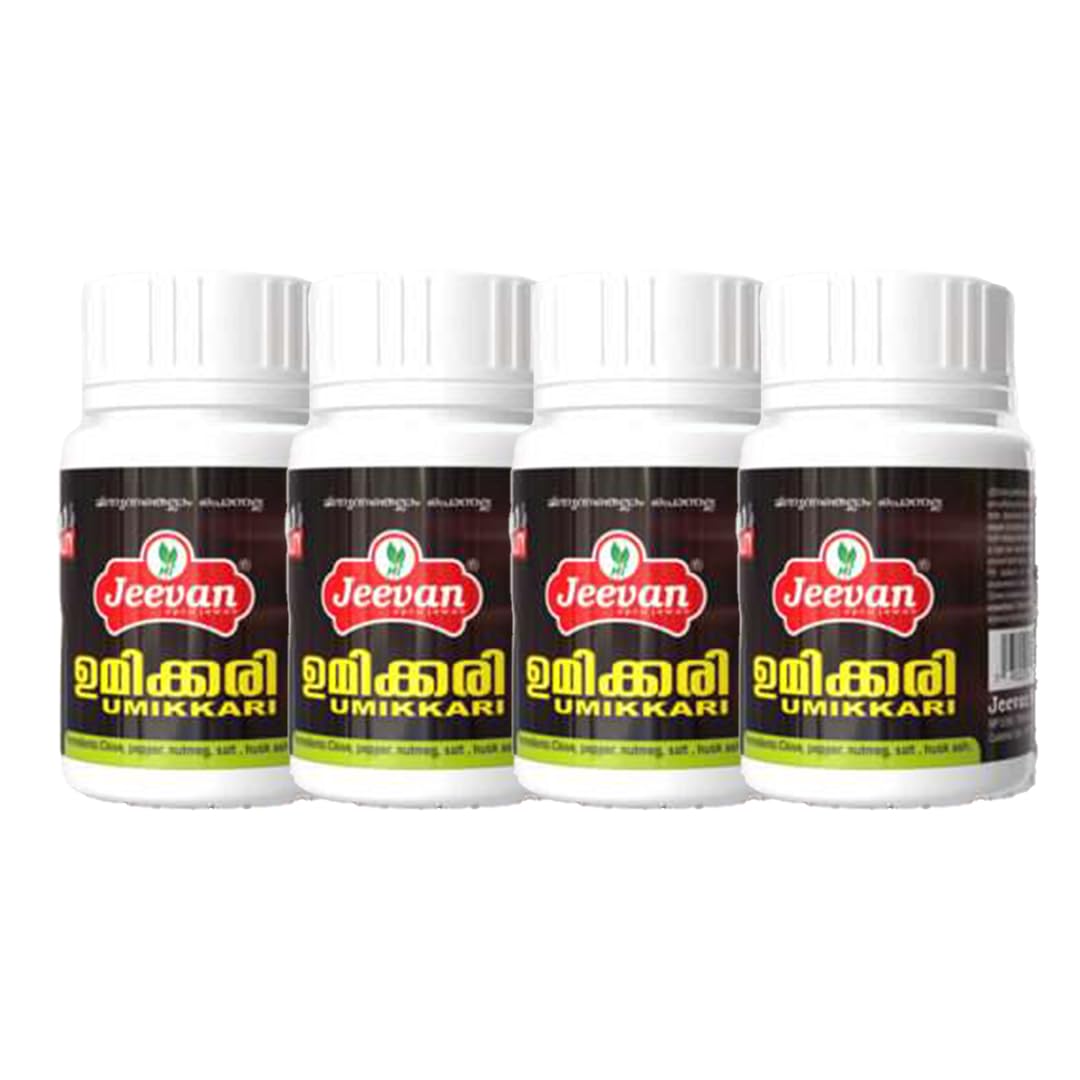 JEEVAN Umikari Tooth Powder, Natural Ayurvedic Blend with Salt, Pepper and Clove, 25g (Pack of 4)-image-31