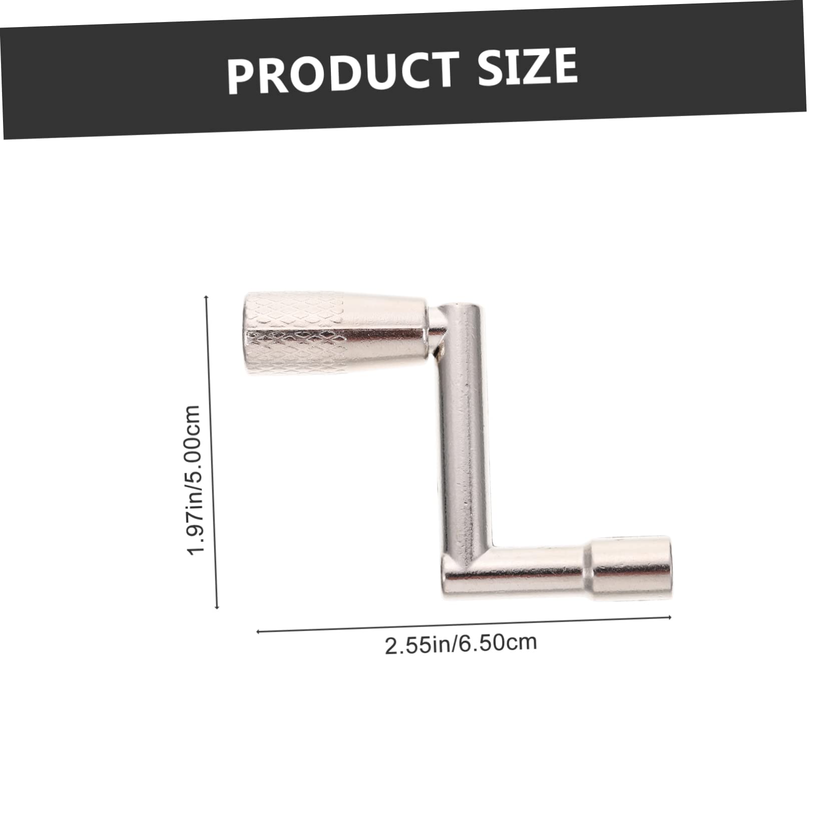 ULDIGI Professional Drum Set Tuner Tool 4pcs Silver Drum Tuning Keys Firm Material for Long Serving Life