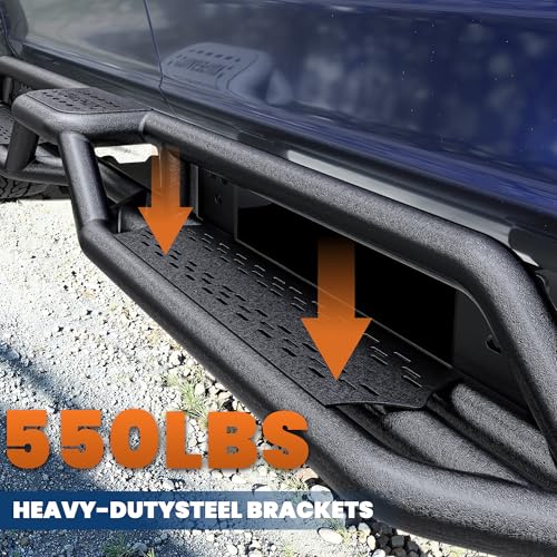 Estribos laterales para Dodge Ram 1500 Crew Cab 2019-2024 miniatura 2