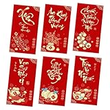 Rote Briefumschläge, vietnamesische Heimdekoration, für Freundin, Kinder, Männer, Frauen, Kinder, Jungen, Mädchen, Jugendliche, Sohn, Tochter, Familie