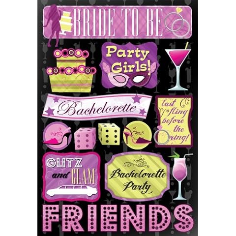 Karen Foster Design Acid and Lignin Free Scrapbooking Sticker Sheet, Bride to Be Cover