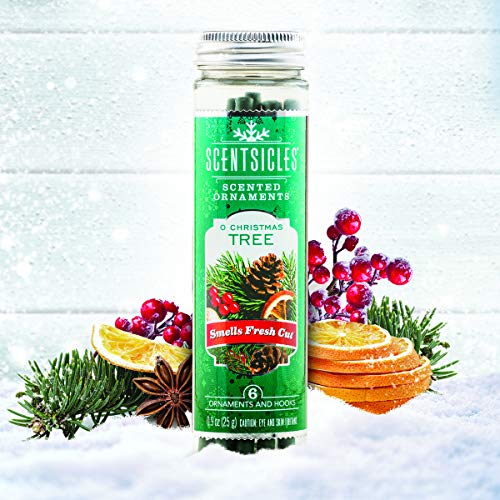 Scentsicles O Christmas Tree Scented Ornaments with Hooks - 2 Bottles (12 Sticks Total) - Image 5